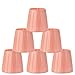Produktbild Clip On Lampenschirme 6er Set, Für kerze kristall kronleuchter Droplight Kleine Lampenschirme Zubehör Cafe Restaurant Dekoration Nachtwandleuchte Innen 9cm * 13cm * 14cm 5,5 Zoll,Rosa