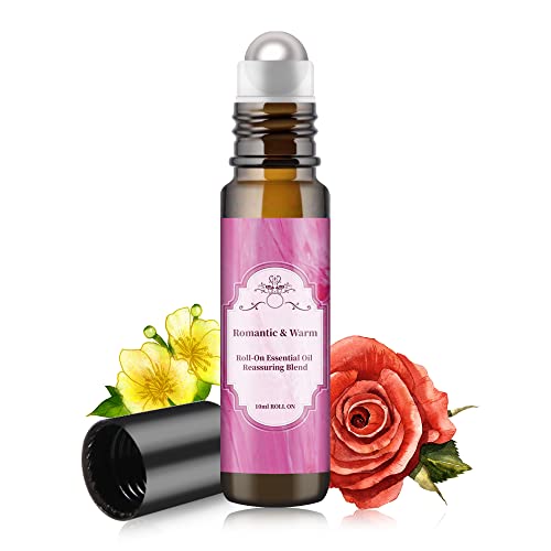 Duo-Nattern Romantic & Warm Roll On Essential Oil Blend - Pure Essential Oils - Pre-Diluted, Aromatherapy Essential Oil Blend(Romantic & Warm) #TOP16