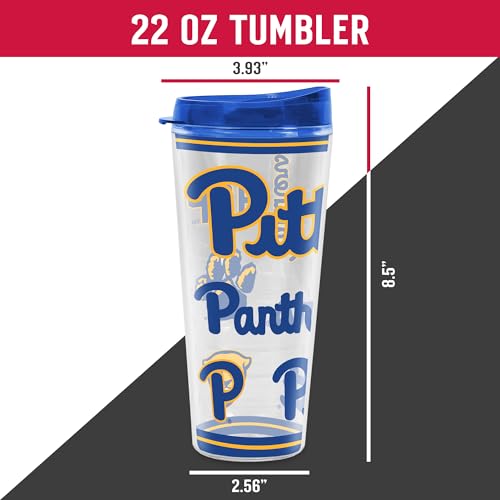 Image of Rico Industries NCAA College Double Wall Mayhem 16oz Or 20oz Tritan Tumbler W Lid