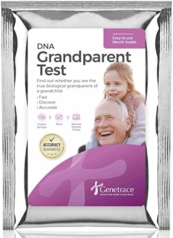 Genetrace Grandparent DNA Test - Lab Fees & Shipping Included - Home DNA Test Kit for Grandparent and Child - Results in 1-2 Days