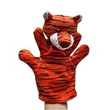 Material: felpa. Black Temptation Lindo Peluche Marionetas de Mano Animales Marionetas de Mano, Tigre