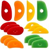 12 Pcs Soft Rubber Rib for Pottery Clay Silicone Ceramics Tools Multi Styles Pottery Rubber Clay Cer