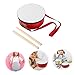 FAVOMOTO 1 Set Red Snare Drum for Neck Strap Lightweight Handheld Drum for Outdoor Activities and School Events Musical Instrument for Boys