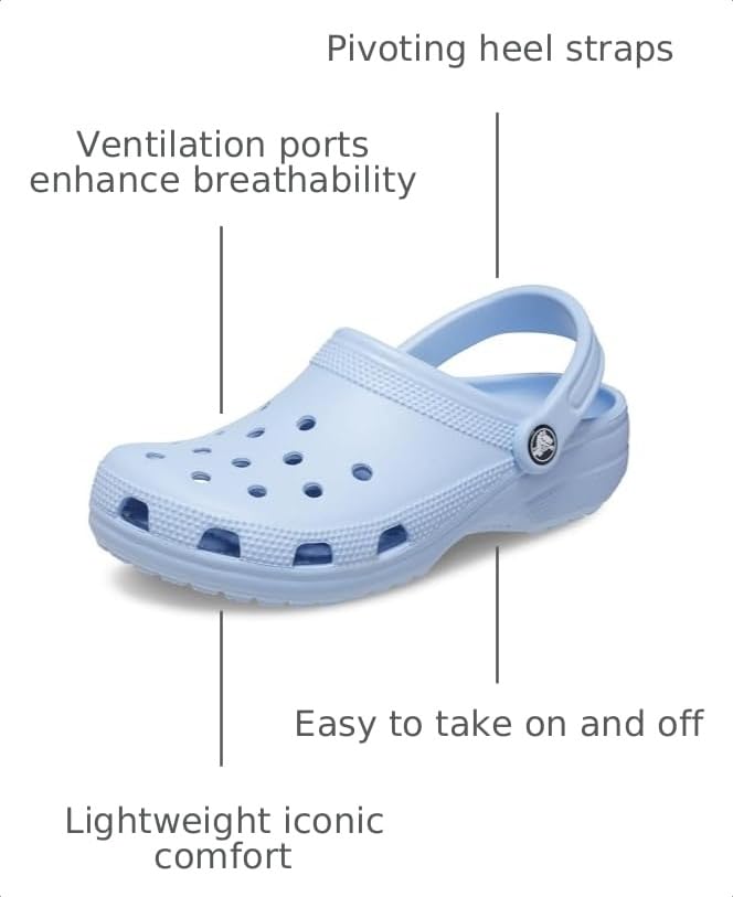 Image of Crocs Unisex-Adult Classic Clog, Clogs for Women and Men