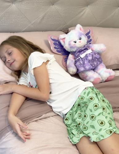 Image of Arshiner Girls Pajamas Ruffle Short Sets Cute Sleepwear Soft Kids Pjs