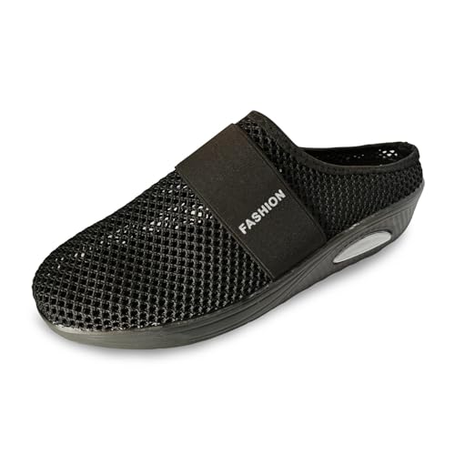 Zapatos Ortopedicos Mujer Verano con Malla Zapatillas Ortopedicas para diabéticos Cómodas Ligeros sin Cordones Zapatillas Ortopédicas de Transpirables y Antideslizantes Sandalias, 36-43 EU