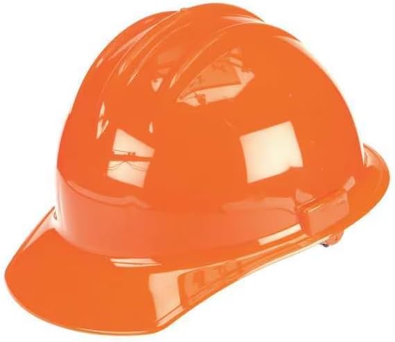 Hard Hat, Classic, Polyethylene, 6 Point Ratchet, Type 1, Class G, Orange, Mfr: 30ORR-A