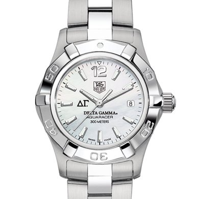 Delta Gamma Women 's Tag Heuer母のパールAquaracer