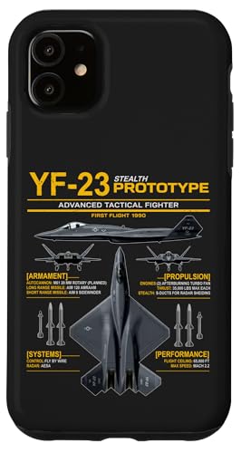 YF-23 �X�e���X�퓬�@ �~���^���[ �W�F�b�g�d�l �C���t�H�O���t�B�b�N �C�G���[ �X�}�z�P�[�X iPhone 11 �p