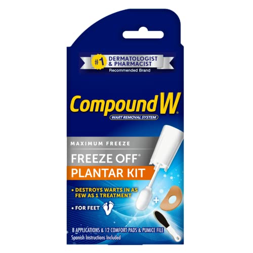 Compound W Freeze Off Plantar Wart Remover Kit, 8 Applications | Pack of 6