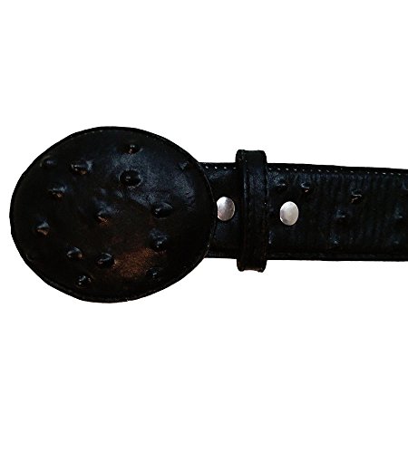 Men Cowboy Belt Engraved Imitation Ostrich Cinto Vaquero Imitacion2