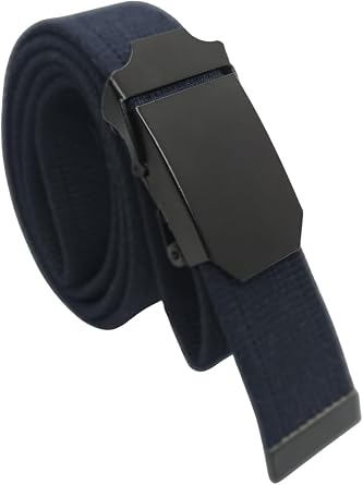 2 Adet Erkek Kemer Lacivert ve Siyah Tactical Palaska Tarzı 4 cm