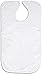 Marquis Mills 6 Adult Bibs Washable Reusable Terrycloth Clothing Protectors - White