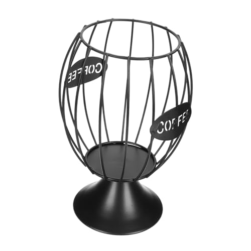 VALICLUD Capsule in Nero Medio Organizer per Capsule e Snack Contenitore Multifunzione per Barattoli e Cialde Supporto Resistente Allumidità per Uso