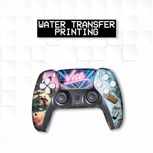 Image of BABY CUDDLE BOX G. T. A. 6 Custom PS-5 Controller Wireless compatible with Play-Station 5 Console by BCB Controllers | Proudly Customized in USA with Permanent HYDRO-DIP Printing (NOT JUST A SKIN)