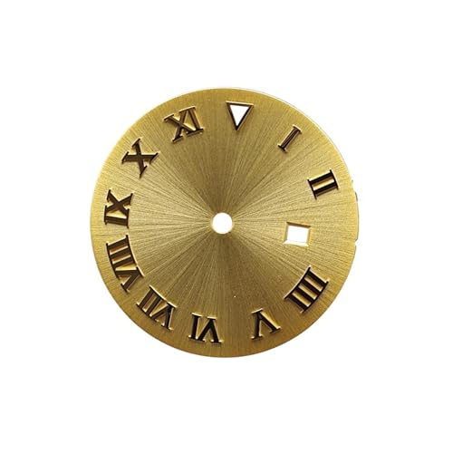 Cadran de montre NH05 or jaune de 24.5mm pour boîtier de 31mm