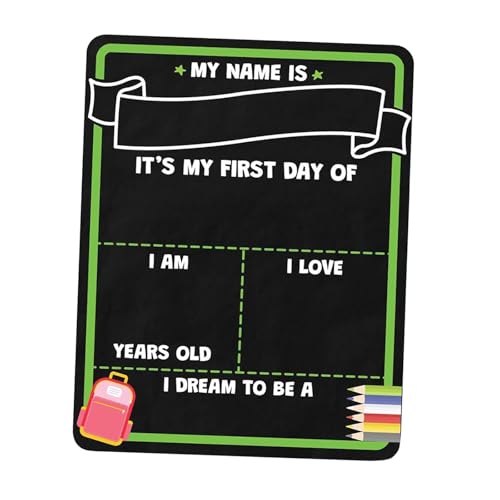 Bothyi First and Last Day of School Board Back to School Sign Party Decorations Photo Prop Multipurpose Chalkboards for Kindergarten, 30x20cm