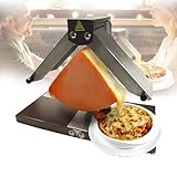 PRECISTECH Raclette Für Familie, Elektrisches Käse Schmelzer Mit Verstellbarem, Antihaft Käsetablett, Langlebiges Metall Raclette