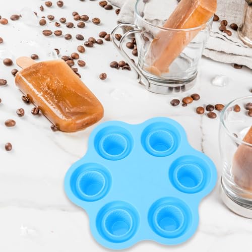 Molde de silicona para helado con diseño 6 conos miniatura 6