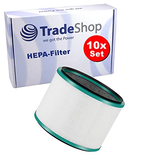Trade-Shop - 10 filtros de repuesto compatibles con purificador de aire Dyson Pure Cool Link Torre DP01 DP03 HP00 HP01 HP02 HP03, repuesto para 967449-04 968101-04