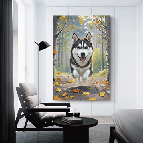 Toile murale automne impression esthétique grand format 60x90cm - 3