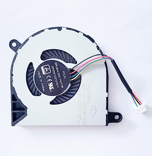 Fleshy Leaf CPU Cooling Fan Replacement for Dell Inspiron 13 5368 5378 5379 7368 7378 7379 Inspiron 15 5568 7569 7579 P58F 031TPT 31TPT