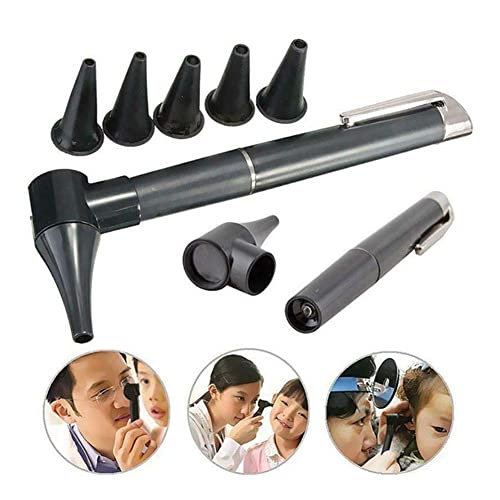 Image of Dr. Care Pen Otoscope (LED - White Light) Auriscope with Battery Handle, Pocket Otoscope for Doctors, Nurses and Stundents