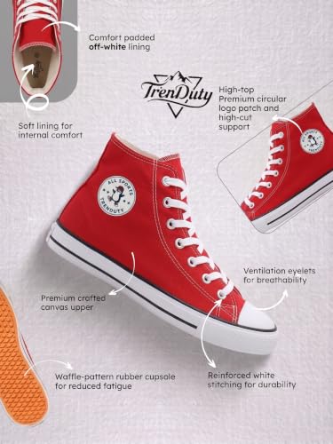Image of Light Weight Long Canvas Women Sneakers