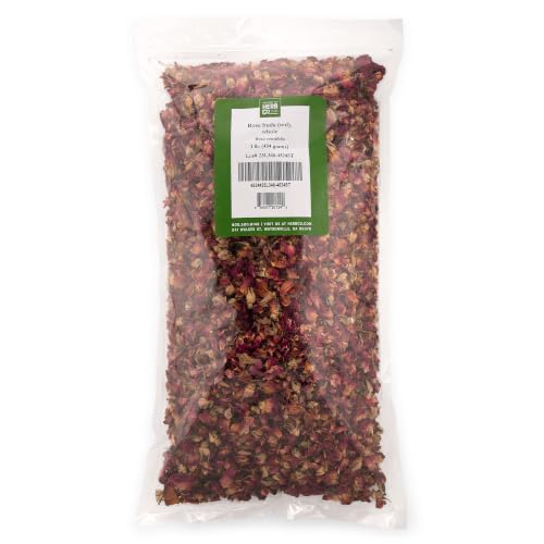 Red Rose Whole Buds 1 lb Rosa Centifolia de Herb Co miniatura 1