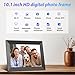 Uhale Digital Picture Frame WiFi 10.1 inch HD IPS Touch Screen Electronic Picture Frame Slideshow Smart Loop Digital Photo Frame with APP & SD Card Slot to Load Photos & Videos from Your Phone