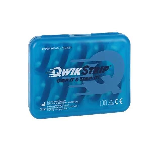 QSDS-F Abrasive Finishing Strips Double Sided Fine Red 10/Pk