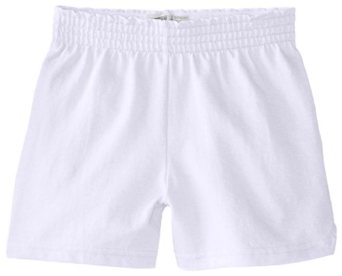 Soffe MJ Girls 7-16 New Short, White, Large