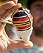 Spinning Top Trompo – 3-Pack Wood Carved Spinning Tops – Sturdy Steel Point for Enhanced Stability – Ideal for Beginners and Intermediates – Trompos de Mexico de Madera