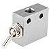 Pneumatic 3 Position 2 Port Toggle Switch G1/8 Pneumatic Mechanical Valve HL2301 Pressure 1.5-8kgf/cm²