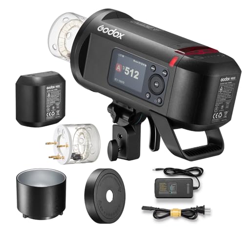 Godox AD600Pro II 2.4G Wireless X System,600Ws Outdoor Flash,TTL GN87 HSS 1/8000s,40W Bi-Color 2800k-6000k,0.01s~0.9s Recycle Time,28.8V/2600mAh Lithium Battery,10-Step Power Output from 1/1 to 1/512