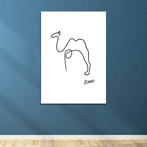Toile Picasso camel grand format semi-brillant sans cadre premium - 4