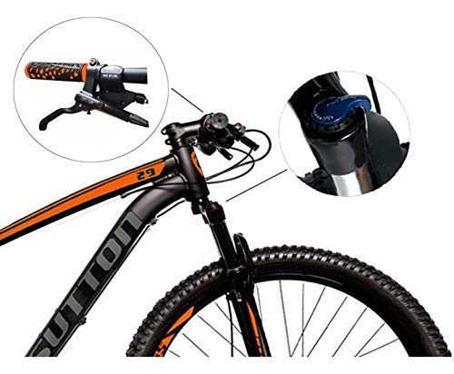 Bicicleta Aro 29 Sutton New Shimano 27v Freio Hidráulico Suspensão Com Trava (Laranja, 21)