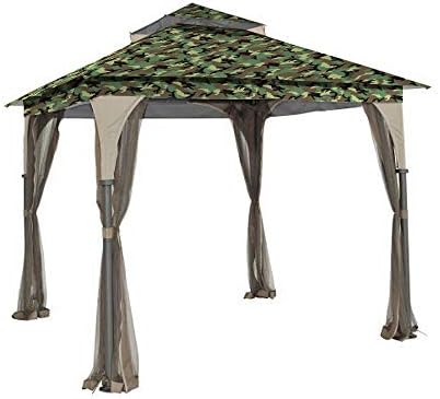 Garden Winds Replacement Canopy for L-GZ375PST-3 Gazebo - 350 - Camo Green