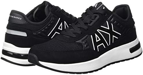 A|X ARMANI EXCHANGE Men's Colorblock Fashion Sneakers, Black, 9.5 | Image 6