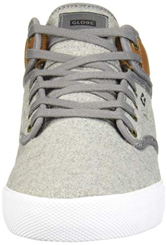Image of Globe Men's Motley Mid Shoe, Grey Knit /Toffee, 12 Medium US