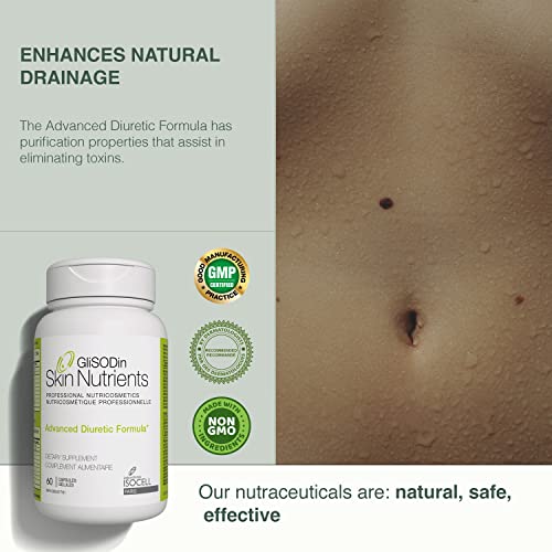 Glisodin Diuretic - Nutraceutical enhances Natural Drainage to Reduce The Swelling associated with Fluid Retention - Has Purification Properties That Assist in eliminating toxins - 60 Capsules - Image 4