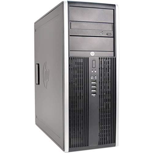 HP Elite 8200 Tower Desktop (Intel Quad Core i5 3.10GHz, AMD Radeon 1GB Graphics Card, 8GB RAM, 120GB SSD, 1TB HDD, Windows 10 Professional, WiFi, Keyboard & Mouse) (Renewed) -  HEWLETT PACKARD