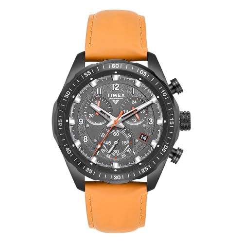 Image of TIMEX Vector Analog Watch for Men with Round Dial & Water Resistant Man's Wrist Watches