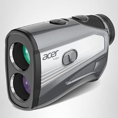 Acer Gadget Golf Rangefinder with Slope - 1200/1700Yards Laser Range Finder for Golfer, 6X Magnification Rangefinders Golf with Flag Pole Locking Vibration, Rechargeable Magnetic Gifts for Golfers