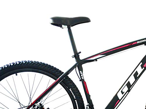 Bicicleta Aro 29 GTI Roma 21v Freio a Disco Preto Vermelho 15