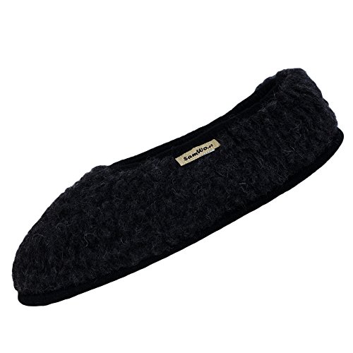 SamWo, Schafwoll-Wohlfühl Hausschuhe Unisex,weiche rutschfeste Sohle,100% Schafwolle,Ballerinas 39-40 sw Cover