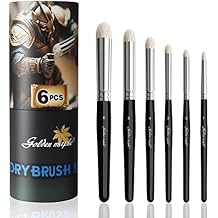 Golden Maple Dry Brush Miniature Painting Drybrush Set - 6PC Professional Modellers Miniature Paint Brushes for Miniatures, Model, Enamel & Fantasy Figurines Painting