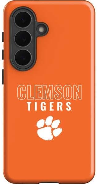 Skinit Impact Phone Case Compatible with Galaxy S26 Plus - Officially Licensed Clemson University Tigers Logo Design