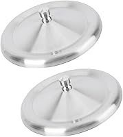 Vista 1 de 2 piezas de tapa de acero inoxidable taza de café de cerámica taza de café de cerámica tazas de café espresso cubiertas de bebida al aire libre