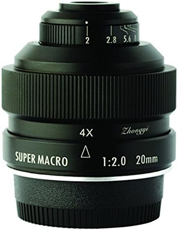ZhongYi Mitakon 20mm f/2 Full Frame 4.5X Super Macro Lens for Sony E NEX Mount A7 II A6500